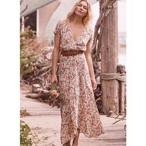 Auguste The Label- Wild Rose Maxi Wrap Dress